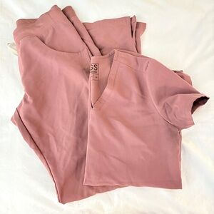 Figs Scrub Set Mauve